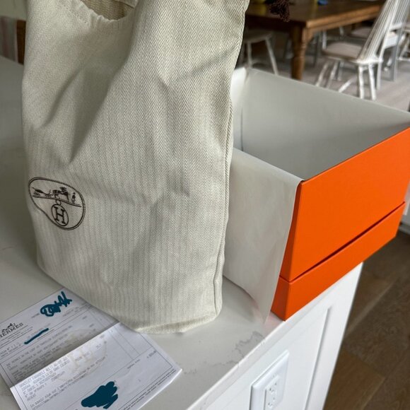 Hermès In the Loop 18 Vert Vertigo Handbag Clemence NEW w Receipt, Authentic - Picture 14 of 16